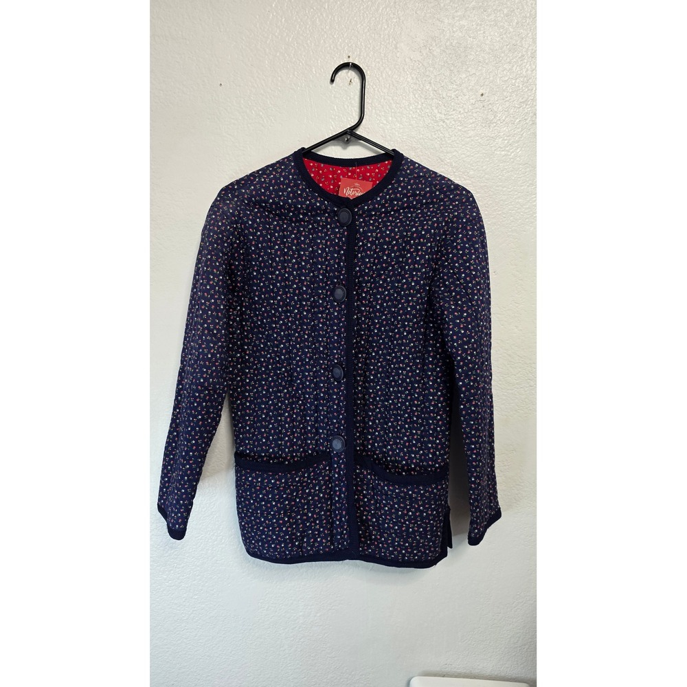 Notorious Vintage Quilted Jacket Womens Small Navy Blue New With Tags